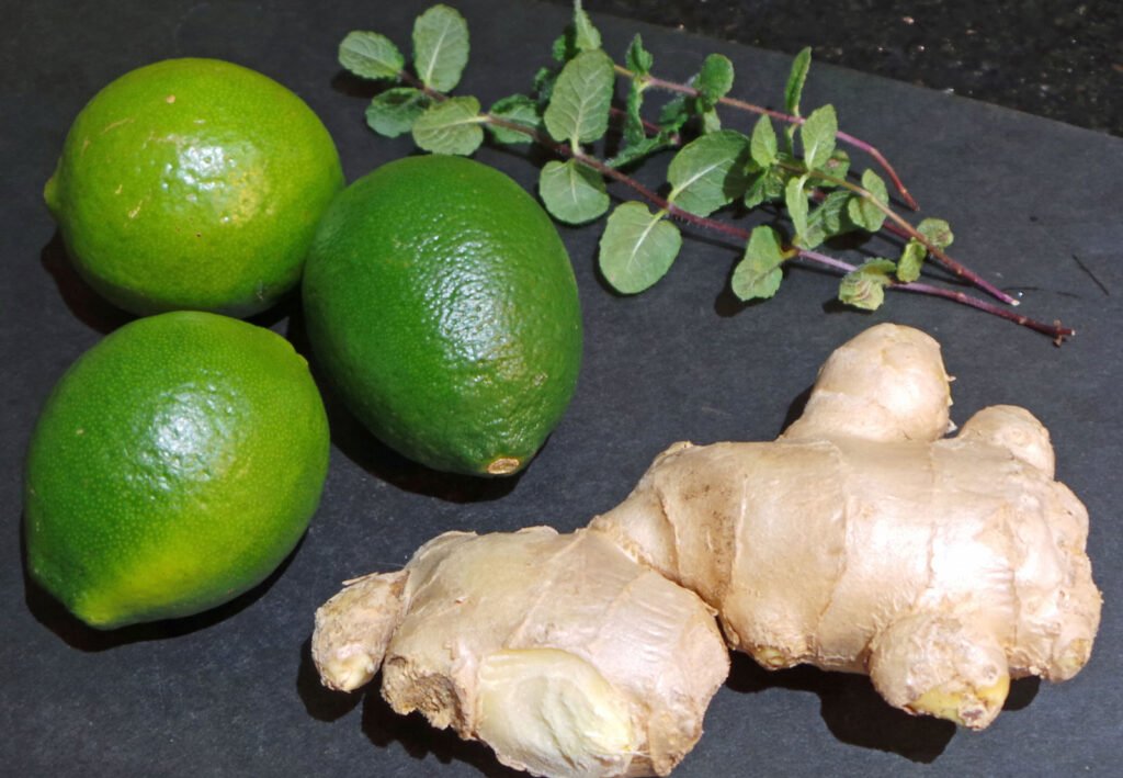 Mint Lime Ginger Juice Recipe